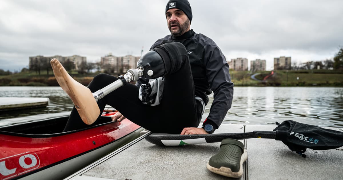 Magyar harcos: önként amputáltatta lábát az álmáért